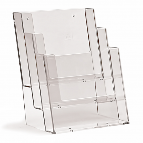 3 Pocket A5 Portrait Leaflet Holder 