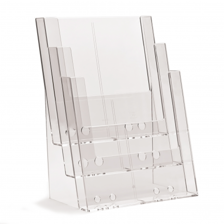 3 Pocket A4 Portrait Leaflet Holder 