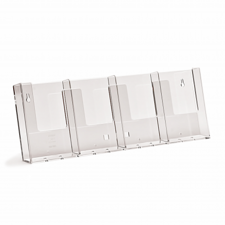 4 Pocket 1/3rd A4/DL Portrait Leaflet Holder 