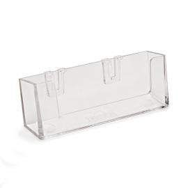 1 Pocket Landscape Clip-On Business Card Holder 