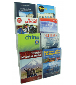 8 Pocket A4 Portrait Wall Display 