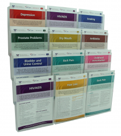 12 Pocket A5 Portrait Wall Display 