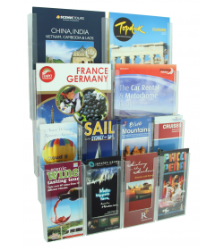 A4 and 1/3rd A4 Pocket Portrait Wall Display 