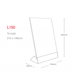 A5 Angled Information Holder
