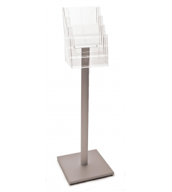 4 Pocket A4 Luxury Floor Stand 