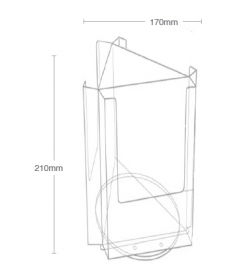 3 Pocket 1/3rd A4 Desktop Spinner 