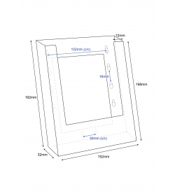 ClipLock 1 Pocket A5 Portrait Leaflet Holder 