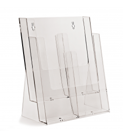 2 Pocket A4 Portrait Leaflet Holder 