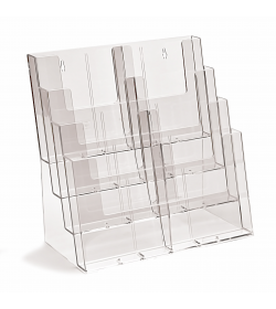 4 Pocket A4 Landscape Leaflet Holder 