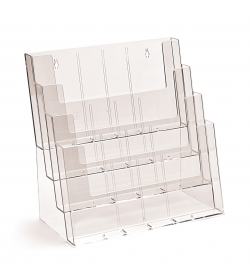 4 Pocket A4 Landscape Leaflet Holder 