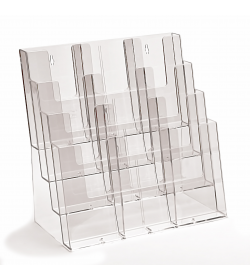 4 Pocket A4 Landscape Leaflet Holder 