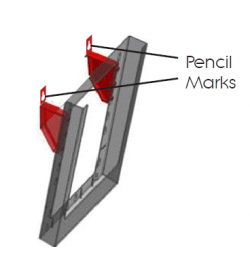 ClipLock Leaning Mounting Clips - Direct to wall