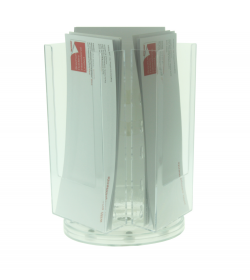 ClipLock 3 Pocket 1/3rd A4 Desktop Spinner 