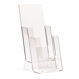 2 Pocket 1/3rd A4/DL Portrait Leaflet Holder
