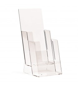 2 Pocket 1/4rd A4/DL Portrait Leaflet Holder