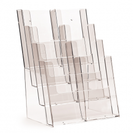 4 Pocket A4 Portrait Leaflet Holder